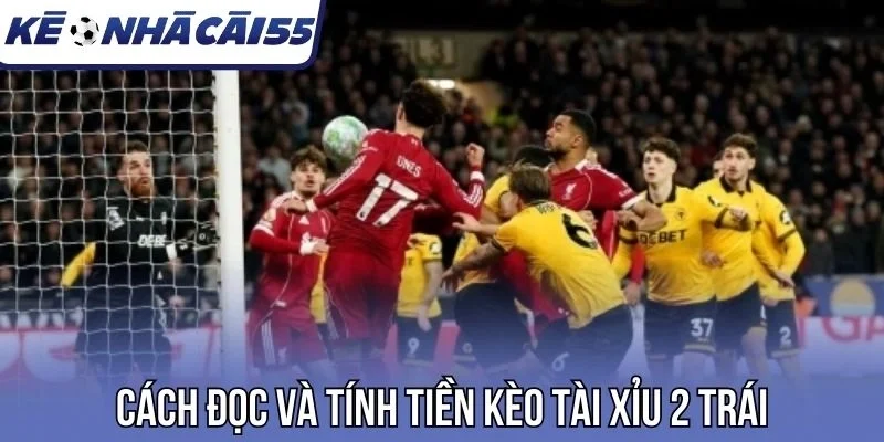Cách đọc và tính tiền kèo tài xỉu 2 trái