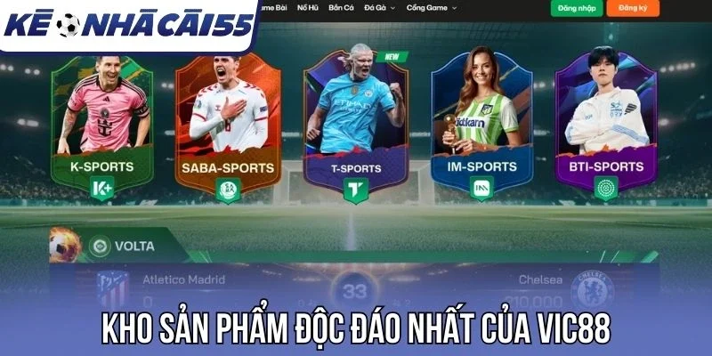 Kho sản phẩm độc đáo nhất của Vic88