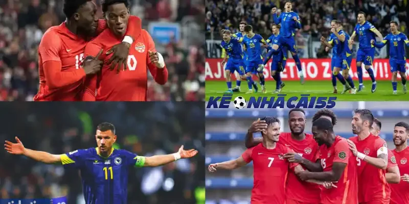 danh sách ra sân của hai đội canada vs bosnia herzegovina