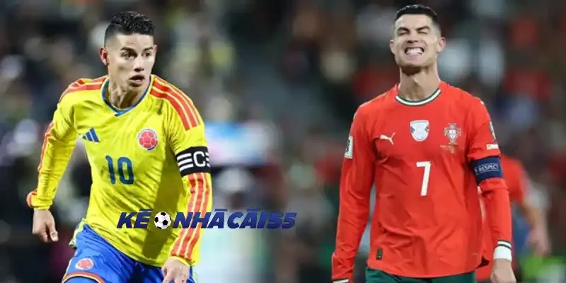 Đội hình và sơ đồ dự kiến của Colombia vs Bồ Đào Nha