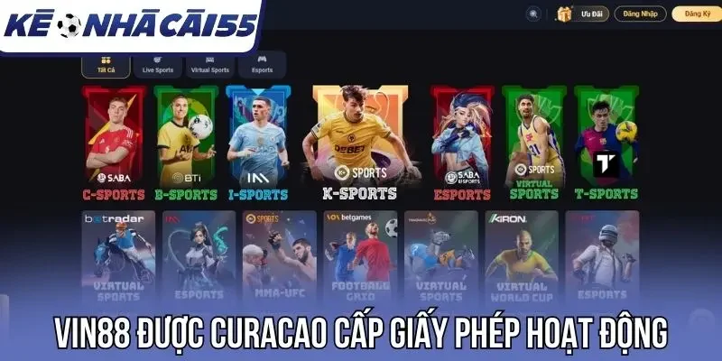 Vin88 được Curacao cấp giấy phép hoạt động 